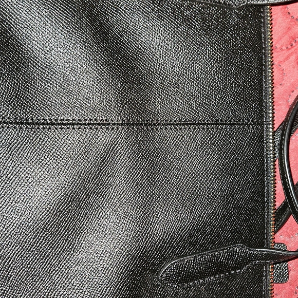 Coach Black Leather Tote Bag - Picture 8 of 11